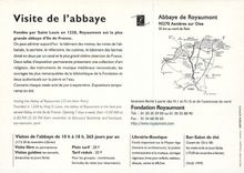 CPM Visite de l'Abbaye de Royaumont