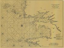 CPM Carte Particuliere des Costes de Bretagne Brest 92