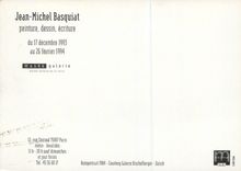 CPM Jean Michel Basquiat Peinture Dessin Ecriture