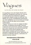 CPM Vagues ou les Iles de la Mer du Nord Virginia Woolf Marguerite Yourcenar Theatre Espace Acteur Rue Sainte Isaure Par