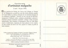 CPM Exposition Vente d'Artisanat Malgache