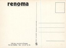 CPM Renoma Paris 