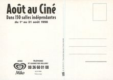 CPM Aout au Cine dans 150 Salles Independantes Piscine Mairie de Paris