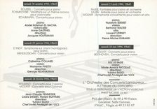 CPM l'Orchestre des Concerts Lamoureux Paris Salle Gaveau