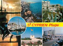 CPM Saint Cyprien Plage Souvenir