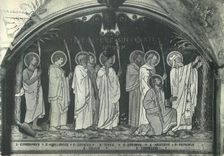 CPM Lyon Antiquaille Crypte Fresque de S Pothin