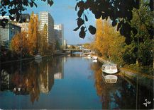 CPM Rennes (Ille et Vilaine) Le Canal d'Ille et Rance au Centre Ville