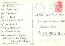 CPM Le Mont Blanc et le Lac Leman Vue de st Cergue alt 1047 m (Jura Suisse)