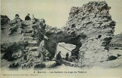 CPA Biarritz Les Rochers (La Loge du Theatre)