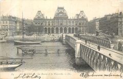 CPA Le Havre Bourse et la Passerelle