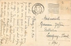 CPA Nancy Un Coin de la Pepiniere Statue du Groupe On Veille