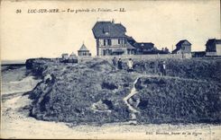 Luc on Sea - View of Cliffs - CPA