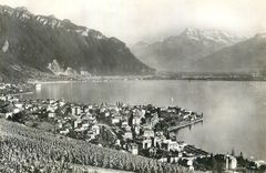 CPM Montreux (Suisse) Le Lac Leman et les Dents du Midi (3 260 m)