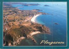 CPA Plougasnou (Finistere) La Bretagne en Couleur Les Plages du Guerzit de Saint Samson 