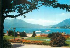 CPM Strobl am Woligangsee Salzkammerguf Seeanlagen mit Wasserskischule Ski nautique