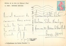 CPM Reflets de la Cote de l'Esterel (Var) Roches Rouges