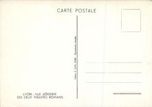 CPM Lyon Vue Aerienne des Deux Theatres Romains