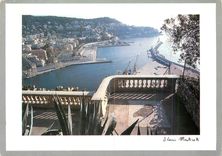 CPM Nice le Port vu du Chateau