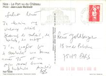 CPM Nice le Port vu du Chateau