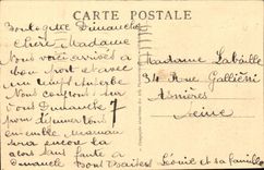 Boulogne on Merc CPA the casino and the beach taken of the pahre (lighthouse)