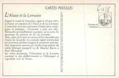 REPRO L'Alsace et la Lorraine Pres de Mars la Tour