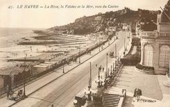 CPA Le Havre La Heve La Falaise et la Mer Vues du Casino