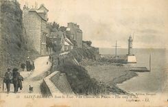 CPA Saint Brieuc sous La Tour Le Chemin du Phare