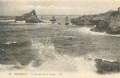 CPA Biarritz Le Rocher de la Vierge