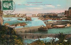 CPA les Basses Pyrenees Biarritz Mer Agites au Port des Pecheurs