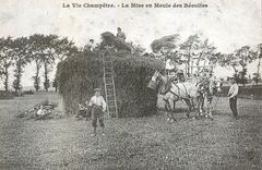 REPRO la Vie Champetre la Mise en Meule des Recoltes