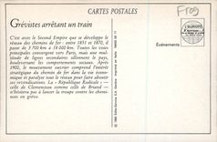 REPRO Greve Generale des Chemins de Fer Grevistes venant d'arreter un train
