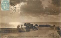 CPA Biarritz Effet de Nuages au Rond du Rocher de la Vierge