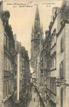 CPA Cote d'Emeraude Saint Malo La Grande Rue