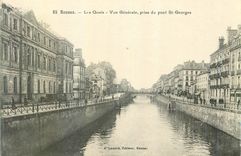 CPA Rennes Les Quais Vue Generale prise du Pont St Georges