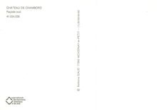 CPA Chateau de Chambord Facade Sud