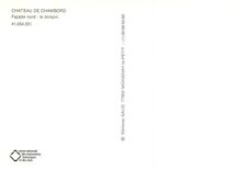 CPA Chateau de Chambord Facade Nord le Donjon