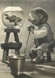 CPM Van Diehl Film und Redaktionsigel Herisson Poisson Rouge