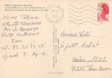 CPA Nancy (Meurthe et Moselle) la Rue Here et l'Arc de Triomphe 