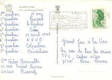 CPA Biarritz le Rocher du Basta