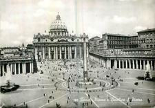 CPM Roma Place et Basilique de St Pierre