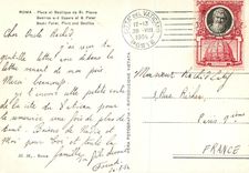 CPM Roma Place et Basilique de St Pierre