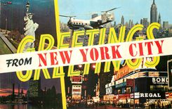 CPM Highlights of new york city Helicoptere