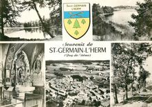 CPM Souvenir de St Germain l'Herm