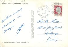 CPM Souvenir de St Germain l'Herm