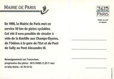 CPM Mairie de Paris Velo Cycle
