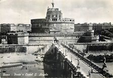CPM Roma Ponte Castel S Angelo