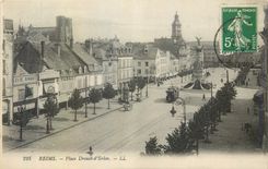 CPA Reims place drouet d'erlons