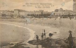 CPA Dinard la plage l'emeraude