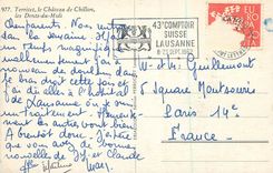 CPM Territet le château de Chillon les dents du Midi