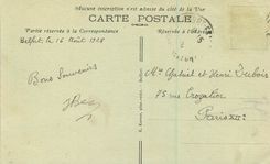 CPA Belfort l'Eglise Saint Christophe